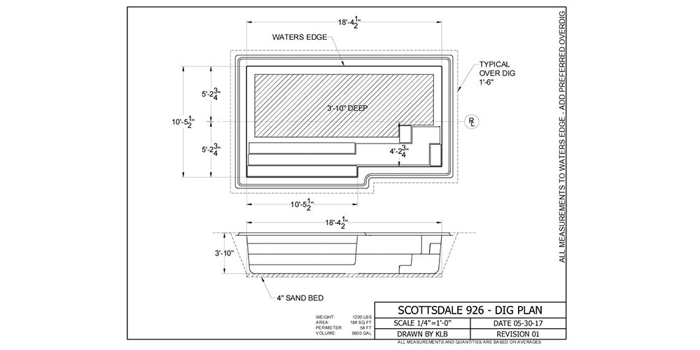 Glasfiberpool Scottsdale