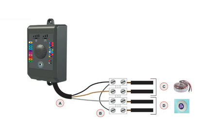 Styrenhet lampa RGB WiFi + BT BRIO WIL