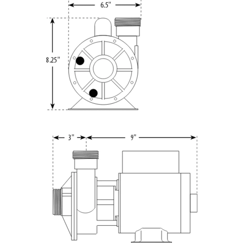 Cirkulations pump Waterway Iron Might 1/8HP